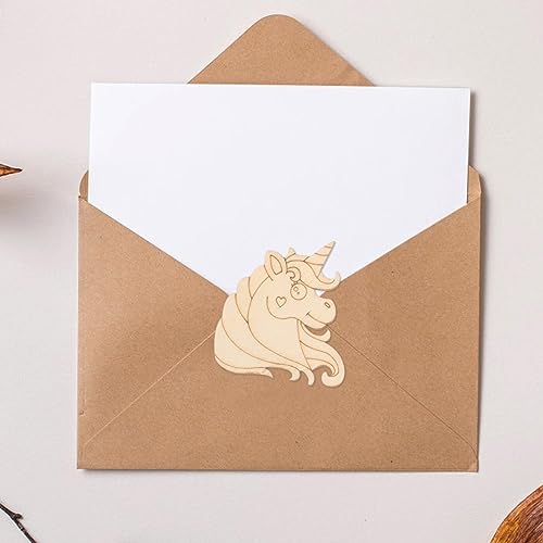 VILLCASE 1 Mermaid Donuts Unfinished Wood Slices Wood Craft Material DIY Crafts Material Wood Slices for DIY Blank Wood Slices DIY Wood Cutouts Wood VILLCASE