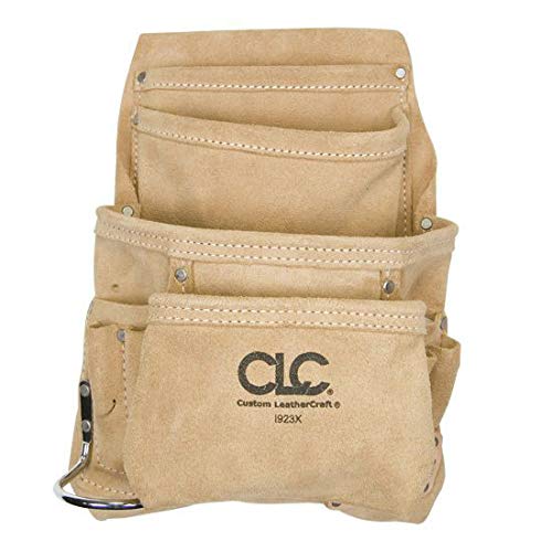 Custom Leathercraft CLC 10 Pocket Carpenter's Nail & Tool Bag Custom Leathercraft