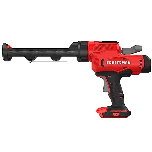 CRAFTSMAN V20 Caulk Gun, No Drip, Cordless, with anti-drip and variable speed, Tool Only (CMCE600B) Craftsman