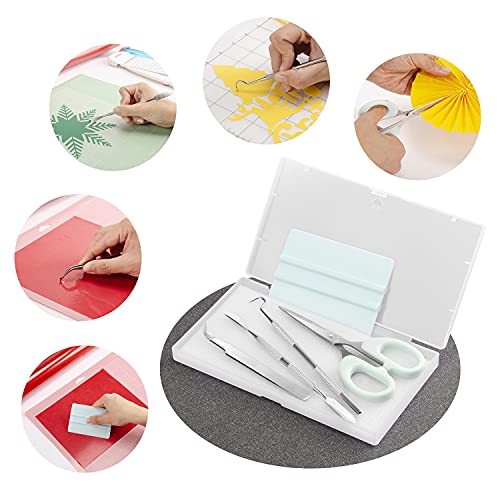 WORKLION Essential Tool Set Assorted: Vinyl Weeding Craft Basic kit and 12 inch Paper Cutter for Weeding Vinyl & Cricut & Silhouettes & Cameos & WORKLION