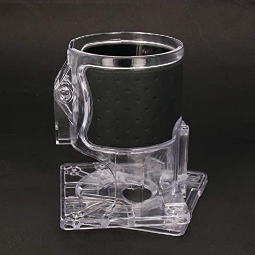 Woodworking Trimmer Router Transparent Plastic Base Power Tool Protective Shield Accessory Base (Model 2 (Enhanced)) Auto-plaza