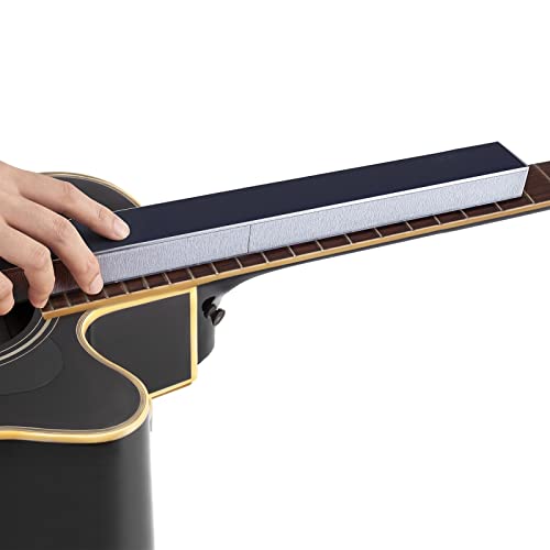 Frautron Guitar Luthier Tool Kit Includes 16 Inch Guitar Fret Leveling Sanding Beam Fret Leveler, Fret Crowning File, Fret Rocker, Guitar Neck Frautron