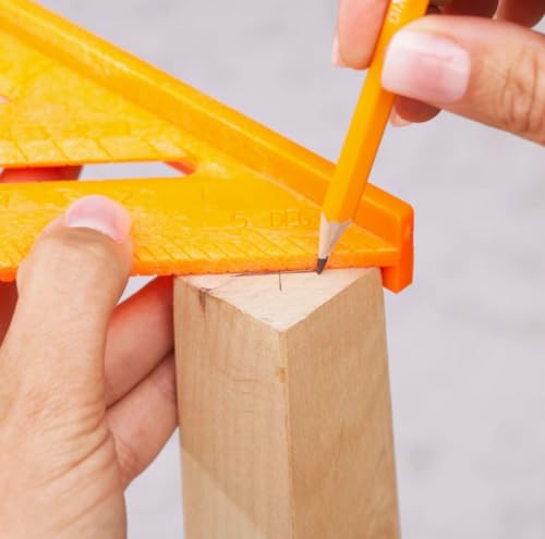 Swanson Tool Co T0118 8 inch Orange Composite Speedlite Speed Square Layout Tool, made of High Impact Polystyrene Swanson Tool Co., Inc