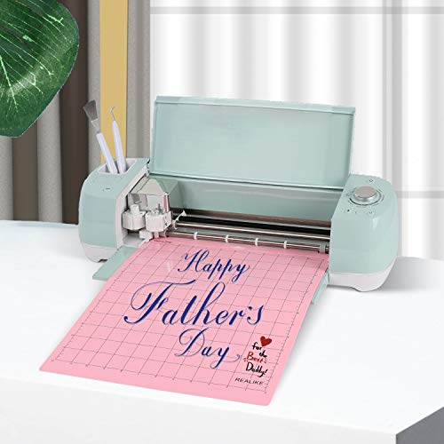 REALIKE 12x12 FabricGrip Cutting Mat for Cricut Maker 3/Maker/Explore 3/Air 2/Air/One(3 Mats), Fabric Adhesive Sticky Cut Mats Replacement REALIKE