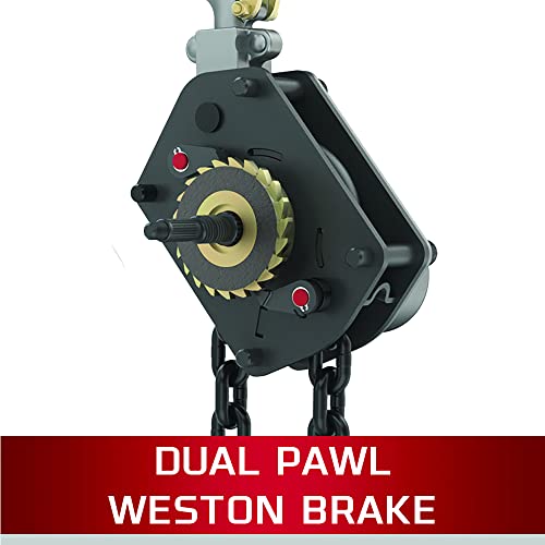 JET JLP-050A-10, 1/2-Ton Chain Hoist with 10' Lift (287201) Jet