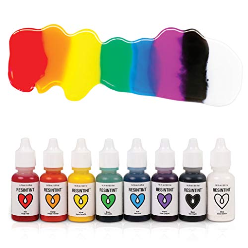ArtResin ResinTint - Liquid Pigment - Non-Toxic - Non-Flammable - Originals - 8 Pack ArtResin
