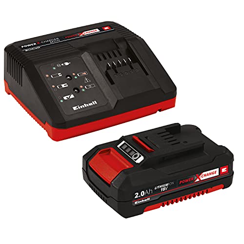 Einhell TE-RS Power X-Change 18-Volt Cordless 5-Inch 22,000-OPM Max Variable Speed Random Orbital Palm Sander w/Dust Collection Box, Dust Extraction Einhell