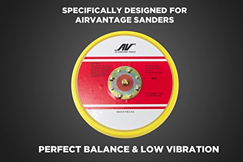 AirVANTAGE Random Orbit Sander Low-Profile Backing/Replacement Pad (6" PSA Vinyl) AV AirVANTAGE TOOLS