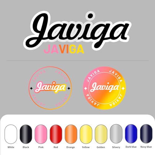 JAVIGA Heat Transfer Vinyl, Black HTV 12" x 10ft Black Iron on Vinyl Roll Compatible with Cricut All Cutting Machine and Heat Press, Black HTV Vinyl JAVIGA