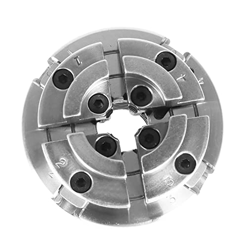 Findmall 2-3/4 Inch 4 Jaw Self-Centering Keyed Lathe Chuck Set Wood Lathe Chuck with 1-Inch x 8TPI Thread findmall