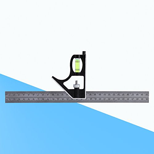 Combination Square Adjustable Square T Square Stainless Steel Multifunctional Combination Try Square Set Kit Right Angle Ruler GD Eujgoov