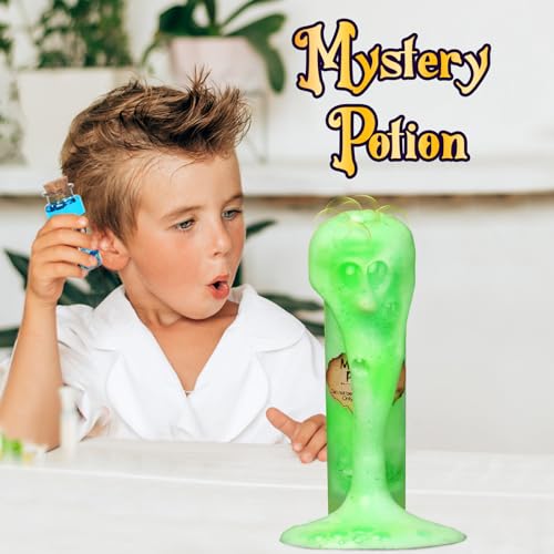 UOMTFAI Mystery Potion Craft Kit for Kids, Mix 20 Magic Wizard Potion, Creative Christmas Decorations Birthday Gifts Toys for Boys and Girls Age 6 7 UOMTFAI