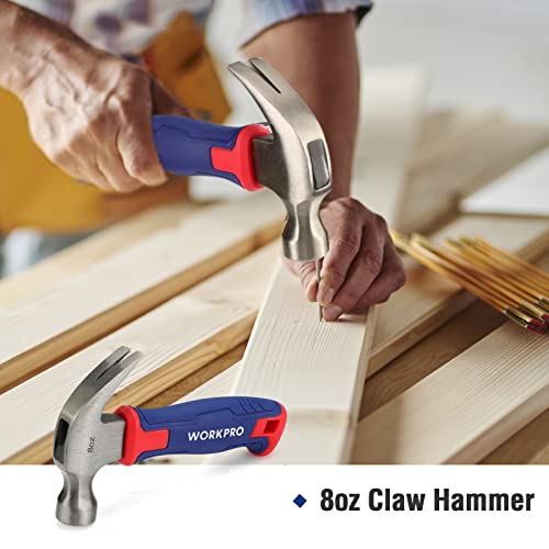 WORKPRO 35-Piece Tools Set, General Household Tool Kit with Storage Toolbox, Basic Tool Set for Home, Garage, Apartment, Dorm, New House, Back to WORKPRO