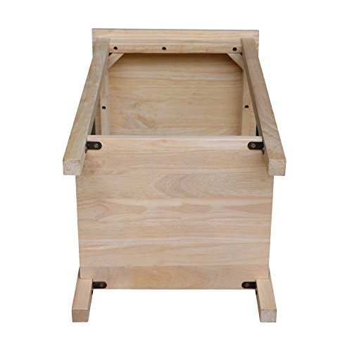 International Concepts Portman Accent Table, Unfinished IC International Concepts