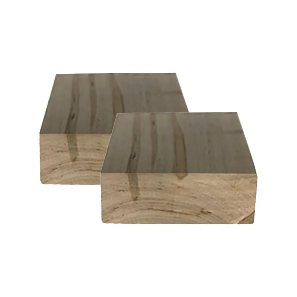 Exotic Wood Zone's Pack of 2, Wood Turning Bowl Blanks | Wood Blocks | Hardwood (6" x 6" x 2", Ambrosia Maple) Exotic Wood Zone