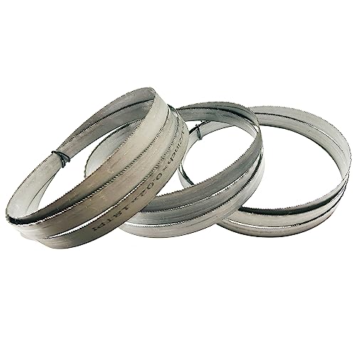 FOXBC 44-7/8-inch Bandsaw Blades 24 TPI, 44-7/8" x 1/2" x .020", Replacement for DeWalt DW3984, Milwaukee 48-39-0531 Portable Band Saw, 3-Pack FOXBC