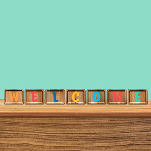 124 Pcs Wooden Letters 2 Inch for Crafts Unfinished Capital Wooden Alphabet Letters and Numbers Focal20 Small Wood Letters for DIY Painting Arts Home Focal20