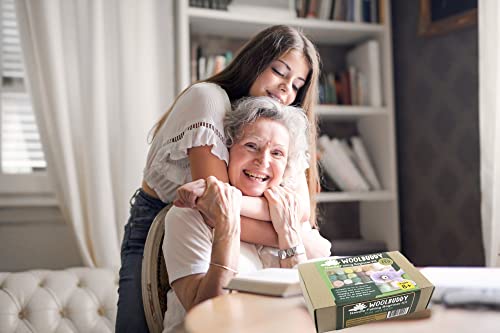 Woolbuddy Needle Felting Kit, Beginner Felting Kit, Felting Tools Included, 40 Colored Felting Wool, Mini Needle Felting Pad, 4 Needle Felting Woolbuddy