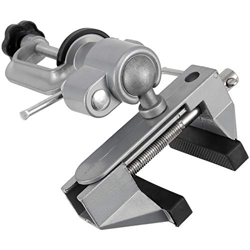 ZEONHAK 2 PCS 3 Inches Bench Vise, Tilts Rotate 360° Universal Work, Universal Table Vise, Aluminum Table Vise for Welding, Woodworking, Jewelry ZEONHAK
