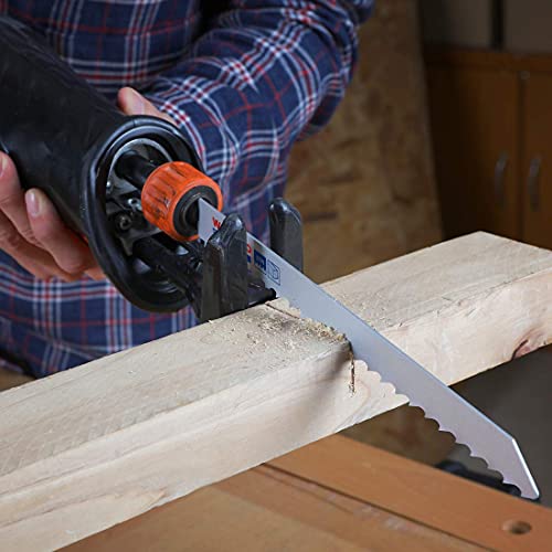 WORKPRO 32-Piece Reciprocating Saw Blade Set - Metal/Woodcutting Saw Blades, Pruner Saw Blades with Organizer Pouch WORKPRO