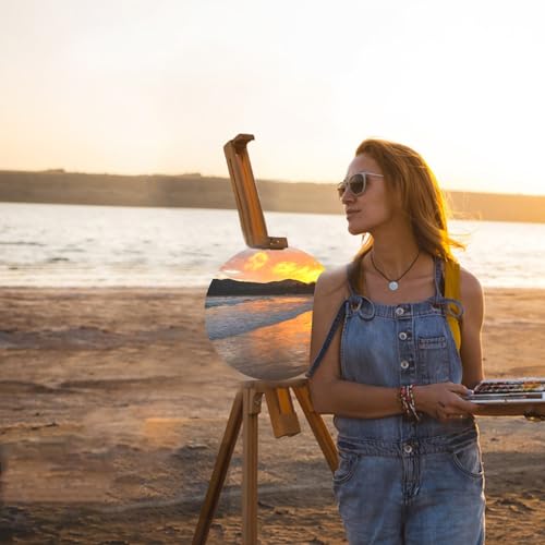 12 Inch Round Wood Circles for Crafts,18 Pcs Unfinished Rounds Wooden Cutouts, Wooden Rounds Circles for DIY Crafts, Painting,Door Hanger Sign Blank, SHUESS