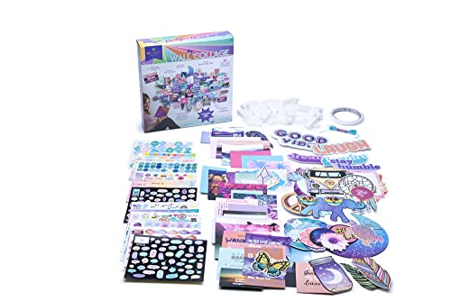 Craft-tastic Customizable Wall Collage – DIY Arts & Crafts Kit – Personalize Your Wall, Mirror, Window, or Door with 200 Prints, Inspirational Craft-tastic