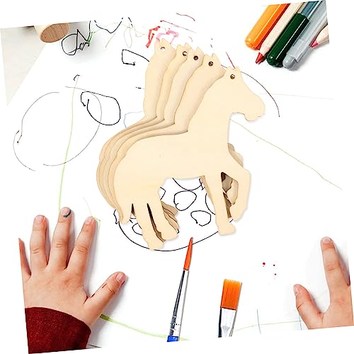 Anneome 45pcs Farm Animal Wood Piece Animal Wood Cutouts Wood Flowers Farm Animals Wooden Cutouts Craft Wood Rustic Wedding Decor Wood Toy Unfinished Anneome