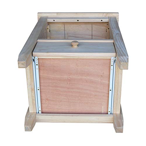 International Concepts Mission Tall End Table, Unfinished IC International Concepts