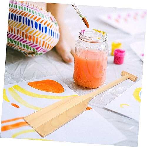 Anneome Wooden Oars Kids Playsets Wood Paddle for Christmas Unfinished Wooden Paddle for Painting Pine Wood Paddle Wooden Oar Toy Wood Paddle Anneome