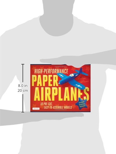 High-Performance Paper Airplanes Kit: 10 Pre-cut, Easy-to-Assemble Models: Kit with Pop-Out Cards, Paper Airplanes Book, & Catapult Launcher: Great Tuttle Publishing
