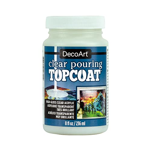 Decoart Clear Pouring Topcoat 8oz DecoArt
