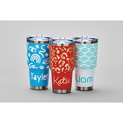 Cricut Smart Permanent Vinyl (13in x 3ft, Black) for Explore and Maker 3 - Matless cutting for long cuts up to 12ft Cricut