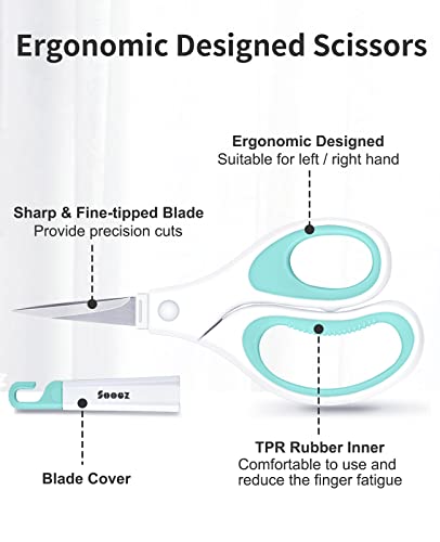 Sooez Weeding Tools for Vinyl, 6PCS Basic Tools Set for Cricut, Precision Craft Vinyl Tool Kit, Scoring Sooez