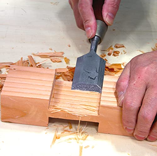 Japanese Damascus Hybrid Chisels 6-Piece Set KAKURI