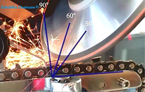 Chainsaw disc/Stump Remover/Stump Grinder/Wood Carving Disc for 4'' or 4"-1/2" Angle Grinder, 5/8" Arbor,Chromium Plating Reinforcement,Shaping and SchuhRia