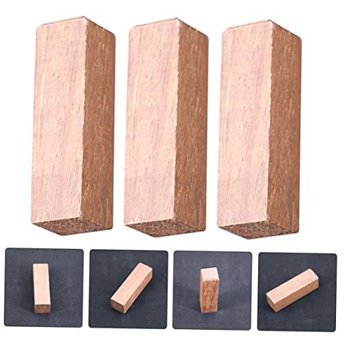 VILLCASE 3pcs Engraving Material Beginners Carving Blocks Carving Blocks Craft Basswood Carving Blocks Unfinished Wooden Cubes t Tool Wood Tools Wood VILLCASE