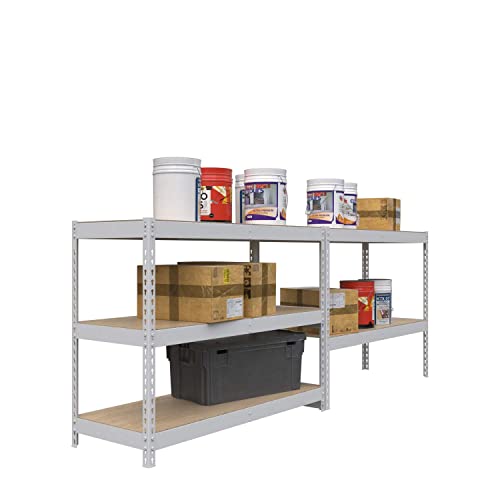 MonsterRax Modular Garage Shelving - 5 Tier Storage Shelves, Tall Metal Rack Shelves for Storage, Heavy Duty Steel Shelf Organizer for Garage, Or MonsterRAX Storage Solutions