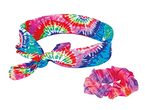 Shimmer 'n Sparkle Deluxe Tie Dye Studio with Hair Scrunchy and Bandana by CRA-Z-Art Cra-Z-Art