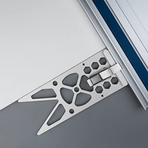 13.4inch Track Saw Square Guide 90° Right Angle Electric Circular Saw Guide Rail Angle Stop Accessories Compatible with Festool and Makita Guide ViewReal