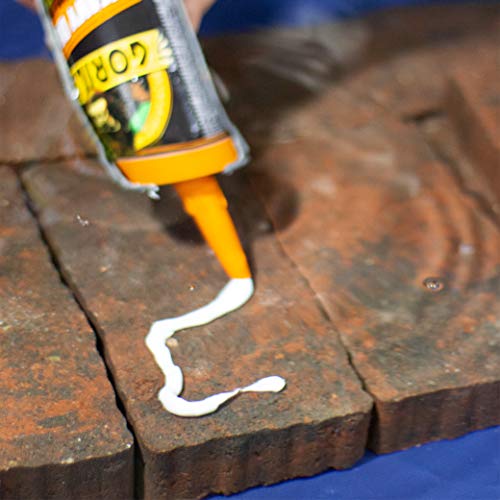 Gorilla Heavy Duty Ultimate Construction Adhesive, 9 Ounce Cartridge, White, (Pack of 2) Gorilla