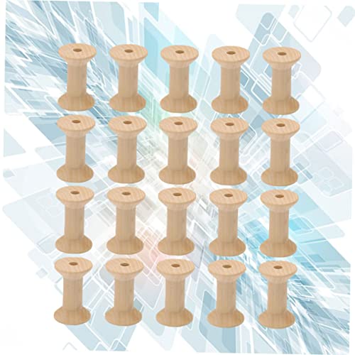 EXCEART 60 Pcs Embroidery Thread Holder Weaving Kit Sewing Project Kits Glass Holder Craft Spools Sewing Machine Accessories Weaving Bobbins Wire EXCEART