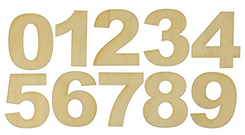 FangSong Font Wood Numbers