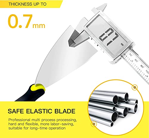 Putty Knife Scrapers, 3 Inch Spackle Knife, Metal Scraper Tool for Drywall Finishing, Plaster Scraping, Decals, and Wallpaper DEKEones