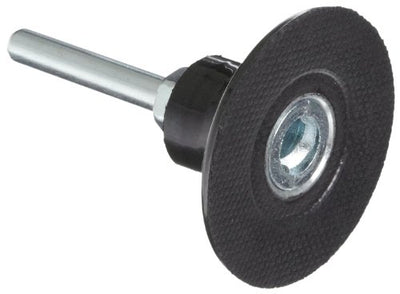 Weiler 51551 Tiger 1/4" Stem, 2" Diameter, Non-Woven Surface Conditioning Plastic Button Style Back-Up Pad