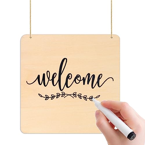 120 Pieces Unfinished Wooden Squares, 4 x 4 Inch Natural Square Wood Cutout Tiles for DIY Crafts, Painting, Carving and Home Decor, Coasters, GNIEMCKIN