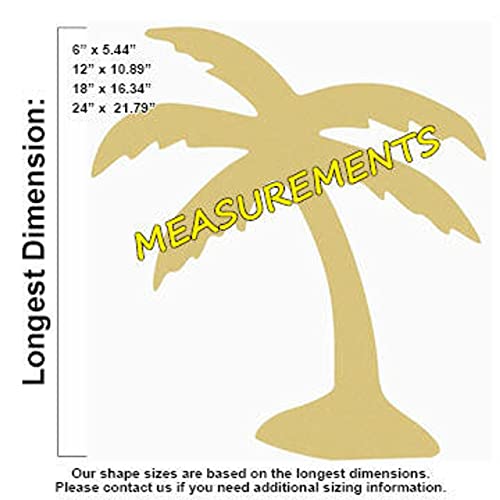 Palm Tree Shape, Unfinished Wood Craft, Build-A-Cross Build-A-Cross