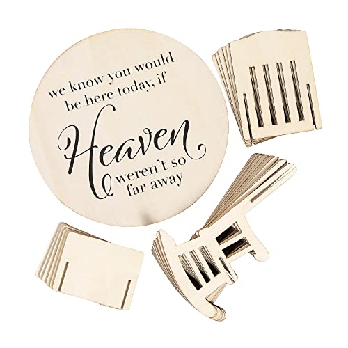 Fun Express Our Loved Ones Memorial Wedding Sign & Mini Chair Set Fun Express