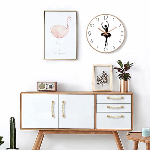 2 PCS Bohemian Style Braided Flower Rope Wooden Pulls Door Cute Flower Handle Woven Rope Decorative Dresser Knobs Kitchen Cabinet Wardrobe Cupboard YYMSEN