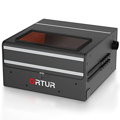 ORTUR Laser Engraver Enclosure, Fireproof and Dustproof Protective Cover with Exhaust Fan for All ORTUR Laser Engravers, Insulates Against Smoke and