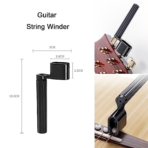 48 PCS Guitar Accessories Kit, Acoustic Guitar Changing Tool, Including Acoustic Guitar Strings, Guitar Picks, Capo, String Winder, Bridge Pins, Pin hanbangabc